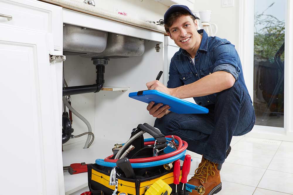 Plumber at Work — Plumbing Services in Armidale, NSW